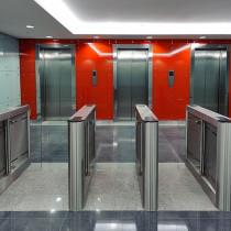 Вид главного лифтового холла Бизнес-центр «Вивальди Плаза»